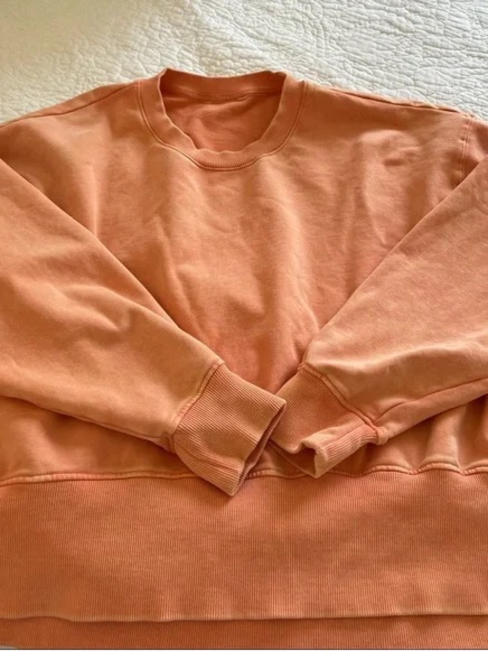 Joy Lab Size M Washed dusty pink Crewneck Sweatshirt